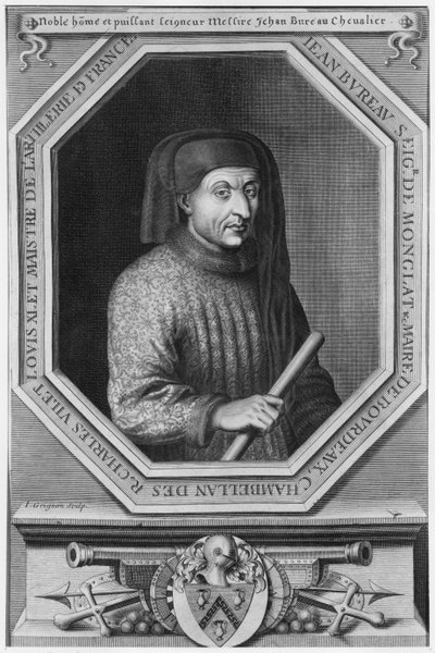 Portrait of Jean Bureau, Master of Artillery under Charles VII, Lord of Montglat, Mayor of Bordeaux by Jacques the Elder Grignon